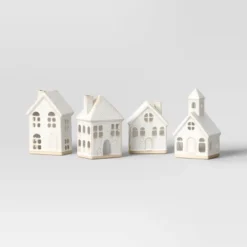 10pc Battery Operated Ceramic Christmas Village Set With Bottle Brush Trees - Wondershop™ White/Tan 6 10pc Battery Operated Ceramic Christmas Village Set With Bottle Brush Trees - Wondershop™ White/Tan -Northlight Holiday Outlet Store GUEST aa1ec4a3 06c6 46ac 9e80 65af87efb80d