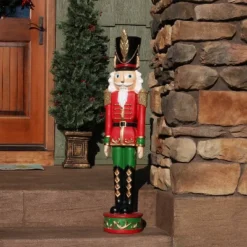Sunnydaze Decor Sunnydaze Indoor/Outdoor Porch Or Living Room Polyresin Kristoff The Nutcracker Solider Christmas Holiday Decoration - 37" -Northlight Holiday Outlet Store GUEST aa7da09f 8455 41be a767 e593b6bd41b2