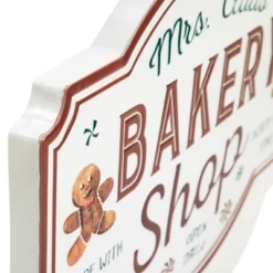 Northlight 18" Mrs. Claus' Bakery Shop Metal Christmas Wall Sign -Northlight Holiday Outlet Store GUEST ac98393a bd69 468a b78e b8f9ce22e514