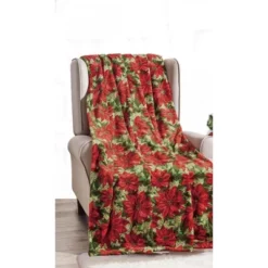 Noble House Christmas Festive And Cheery Holiday Super Soft Ultra Comfy Microplush Throw Blanket 50"x60" -Northlight Holiday Outlet Store GUEST b08cfb04 dd24 4d62 b5f7 92db72a1106f