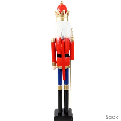 Sunnydaze Decor Sunnydaze Arnold The Strong Indoor Decorative Traditional Christmas Wooden Nutcracker Statue, 48-Inch 5 Sunnydaze Decor Sunnydaze Arnold The Strong Indoor Decorative Traditional Christmas Wooden Nutcracker Statue, 48-Inch - Image 5