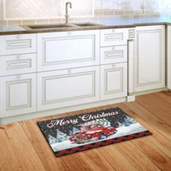 Briarwood Lane Merry Christmas Pickup Doormat Wreath Tree Indoor -Northlight Holiday Outlet Store GUEST b36e57c7 5898 4490 a0d7 c46ade19d905