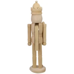 Northlight 14.75" Unfinished Paintable Wooden Christmas Nutcracker With A Crown -Northlight Holiday Outlet Store GUEST b9cfafea f5b1 40ed bb02 decb4cddcacd