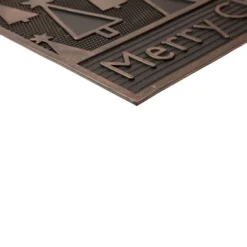 Northlight Black And Gold Merry Christmas Doormat 18" X 30" -Northlight Holiday Outlet Store GUEST b9ef7605 1988 4920 992c 2f24c2ace51d