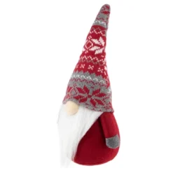 Northlight 12" Red And Gray Standing Gnome With Nordic Hat Christmas Decoration -Northlight Holiday Outlet Store GUEST bcf935db aff3 4b33 909e 5960ee77a047