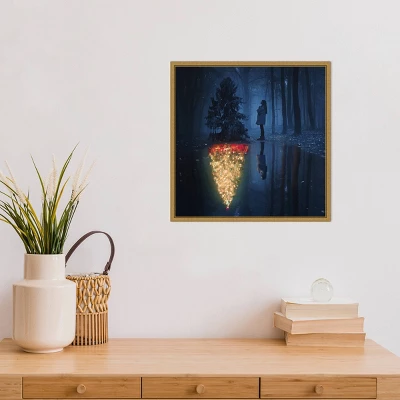 16" X 16" The Hope Of Christmas Tree By Terry F Framed Canvas Wall Art - Amanti Art 5 16" X 16" The Hope Of Christmas Tree By Terry F Framed Canvas Wall Art - Amanti Art - Image 5