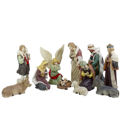 LB International 11pc Ivory And Brown Christmas Religious Nativity Figurine Set 18" 1 LB International 11pc Ivory And Brown Christmas Religious Nativity Figurine Set 18"