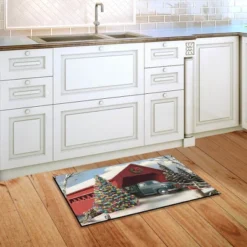 Briarwood Lane Snow Covered Bridge Christmas Doormat Pickup Indoor / Outdoor 30" X 18" -Northlight Holiday Outlet Store GUEST c6d6b21e 8021 4103 9a5e 013a18a7b64d