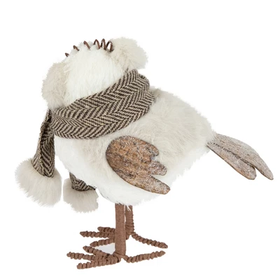 Northlight 6.25" Winter Dressed Bird Tabletop Christmas Decoration 2 Northlight 6.25" Winter Dressed Bird Tabletop Christmas Decoration - Image 2