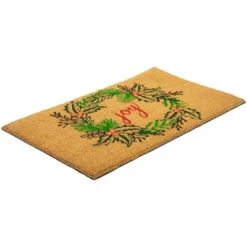 Northlight Natural Coir "Joy" Wreath Christmas Doormat 18" X 30" 7 Northlight Natural Coir "Joy" Wreath Christmas Doormat 18" X 30" -Northlight Holiday Outlet Store GUEST cafecc2f 0805 4a88 aa7a 8c37a706e99e