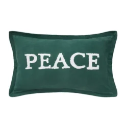 C&F Home Christmas Jolly Solid Typographical Decorative Throw Pillows -Northlight Holiday Outlet Store GUEST d2a0a911 ea90 452d b3fb e309b29f89c4