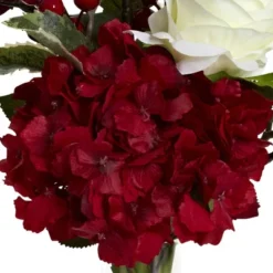 Merry Christmas Rose Hydrangea Arrangement - Nearly Natural 9 Merry Christmas Rose Hydrangea Arrangement - Nearly Natural -Northlight Holiday Outlet Store GUEST d49df923 a244 4191 9835 34f2a4a33932