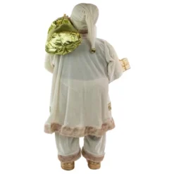 Northlight 36" Winter White And Ivory Santa Claus With Gift Bag Christmas Figure -Northlight Holiday Outlet Store GUEST e1f9c317 7acd 44eb 97fa 7c2b50159da8