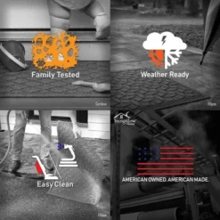 1'8"x2'6" Aqua Shield 'Merry Christmas' Door Mat - Bungalow Flooring -Northlight Holiday Outlet Store GUEST e76cc85e ad2a 460b af82 07a73da27001