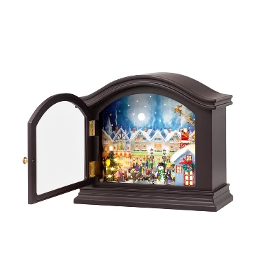 Mr. Christmas Animated LED Mantel Music Box Christmas Decoration 1 Mr. Christmas Animated LED Mantel Music Box Christmas Decoration