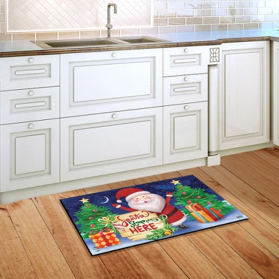 Santa Stop Here Christmas Doormat Presents Holiday 30" X 18" Briarwood Lane 3 Santa Stop Here Christmas Doormat Presents Holiday 30" X 18" Briarwood Lane - Image 3