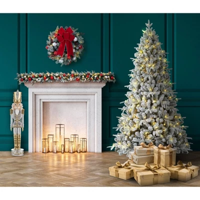 37in Christmas Nutcracker Decorative Holiday Scene Props Gold/Silver - Haute Décor 2 37in Christmas Nutcracker Decorative Holiday Scene Props Gold/Silver - Haute Décor - Image 2