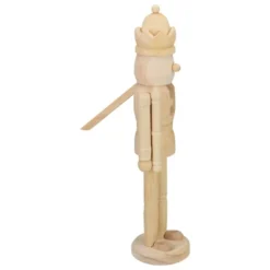 Northlight 14.75" Unfinished Paintable Wooden Christmas Nutcracker With A Crown -Northlight Holiday Outlet Store GUEST f3bca21a f430 4cd2 9b9e b00418c16e84