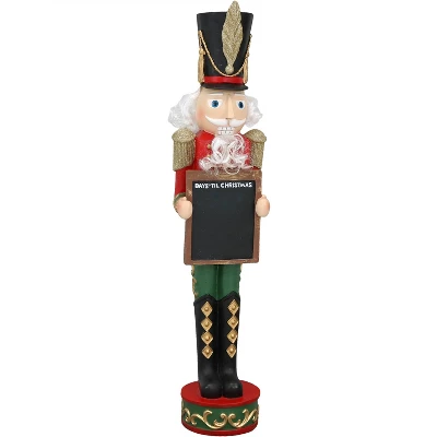 Sunnydaze Decor Sunnydaze Indoor/Outdoor Porch Or Living Room Polyresin Friedrich The Nutcracker With Sign Christmas Holiday Decoration - 36" 8 Sunnydaze Decor Sunnydaze Indoor/Outdoor Porch Or Living Room Polyresin Friedrich The Nutcracker With Sign Christmas Holiday Decoration - 36" - Image 8