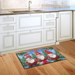 Briarwood Lane Winter Gnomes Christmas Doormat Humor Santa Hats Indoor Outdoor 30" X 18" -Northlight Holiday Outlet Store GUEST f4892bf5 4ddc 488a ac3d 37a5899cc24b