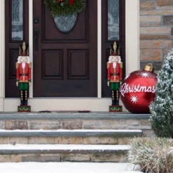 Sunnydaze Decor Sunnydaze Indoor/Outdoor Porch Or Living Room Polyresin Kristoff The Nutcracker Solider Christmas Holiday Decoration - 37" -Northlight Holiday Outlet Store GUEST f81659d3 2c26 411c 9e09 5371c2d75974