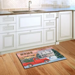 Home For Christmas Doormat Pickup Truck Indoor Outdoor 30" X 18" Briarwood Lane -Northlight Holiday Outlet Store GUEST f85b30fe d952 4517 bb9e e74614e85379